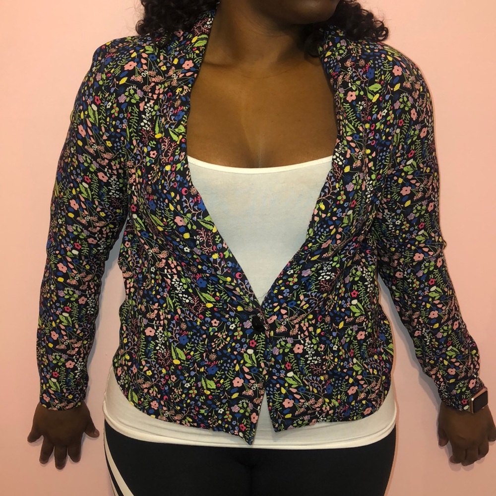 Floral Blazer